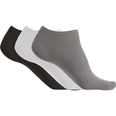 Microfibre trainer socks pack of 3 pairs